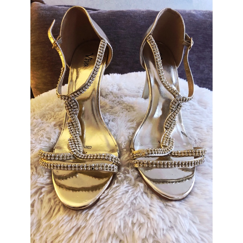 Prom Rhinestone High Heels.
